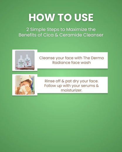 Derma Radiance Cica & Ceramide Gentle Cleanser – 125ml