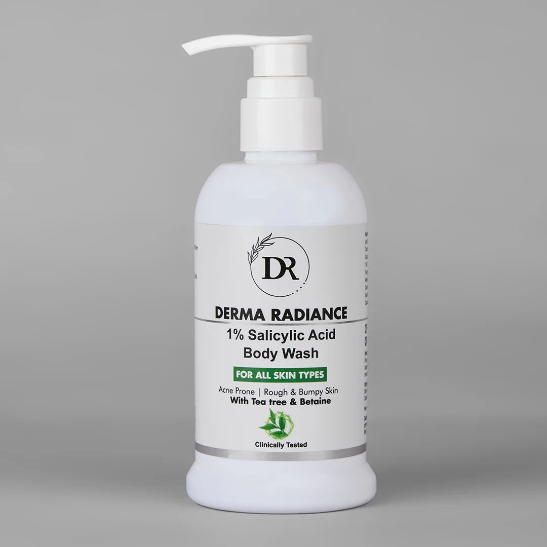 Derma Radiance 1% Salicylic Acid Daily Exfoliating Body Wash 250ml