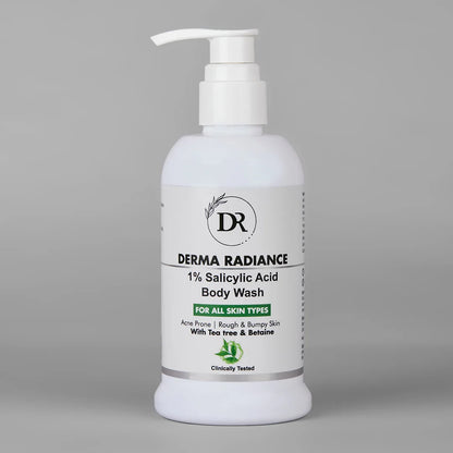 Derma Radiance 1% Salicylic Acid Daily Exfoliating Body Wash 250ml