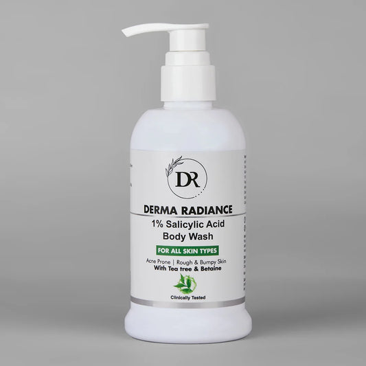 Derma Radiance 1% Salicylic Acid Daily Exfoliating Body Wash 250ml