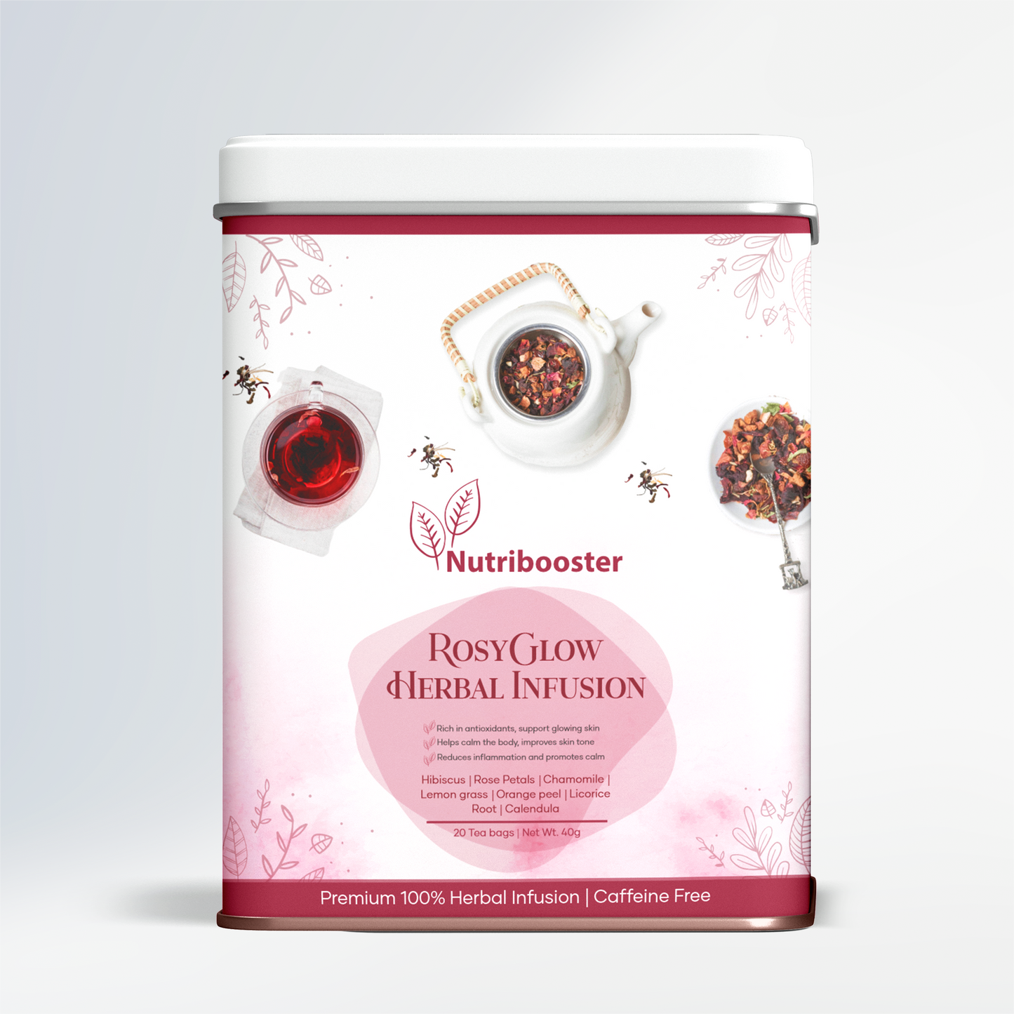 RosyGlow Herbal Infusion